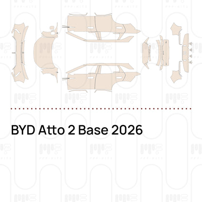 Voorgesneden PPF BYD Atto 2 Base 2026