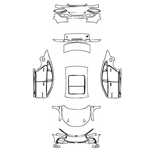 Pre-Cut PPF BYD Han DM-i 2023 - PPF-Kits