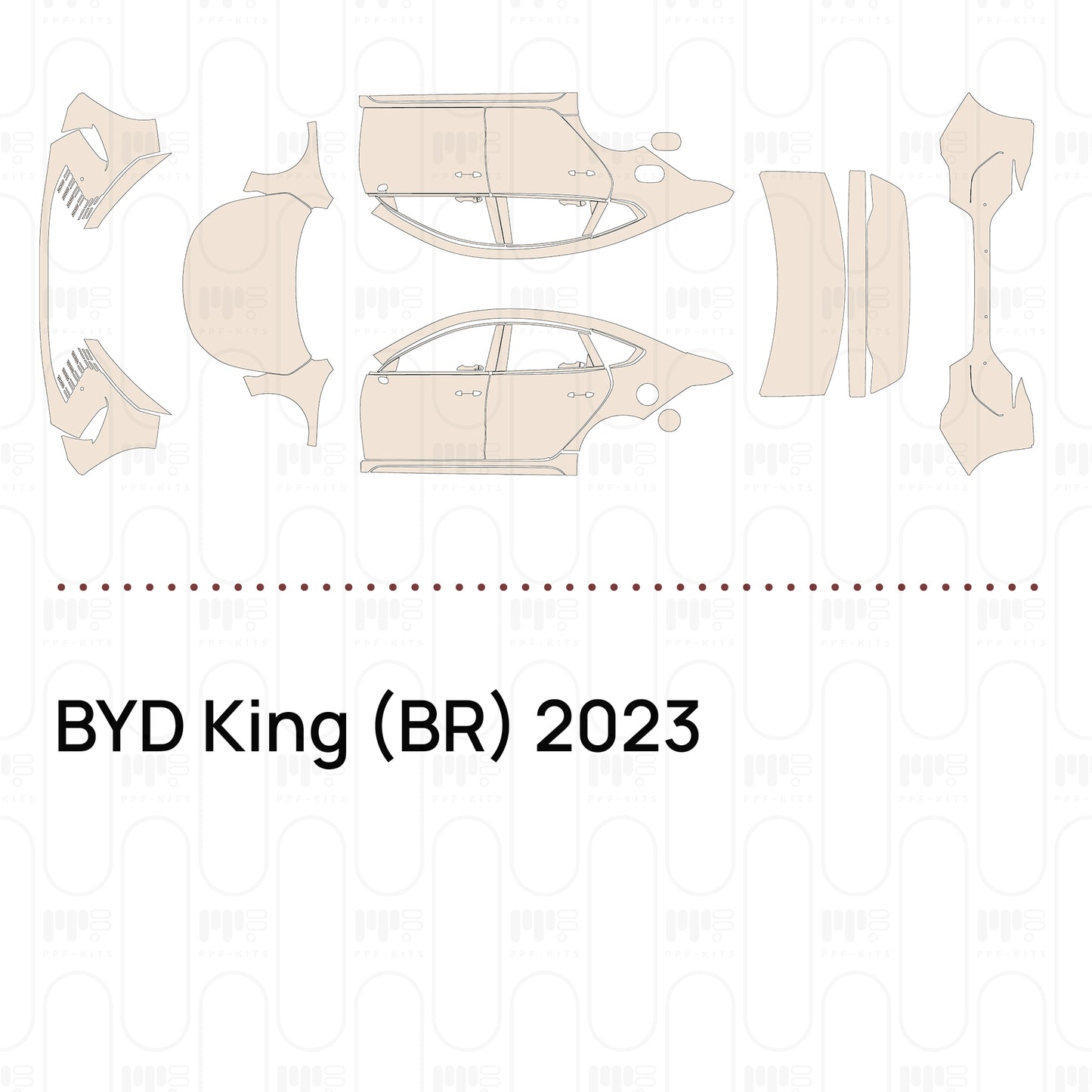 Voorgesneden PPF BYD King (BR) 2023
