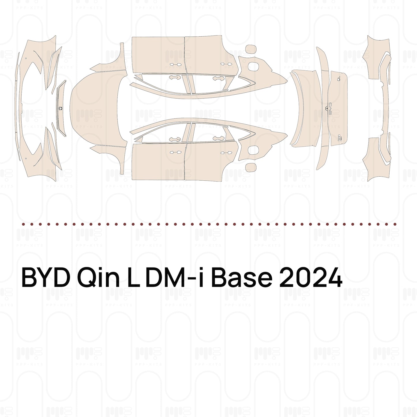 Voorgesneden PPF BYD Qin L DM-i Base 2024