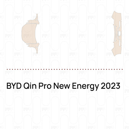 Voorgesneden PPF BYD Qin Pro New Energy 2023