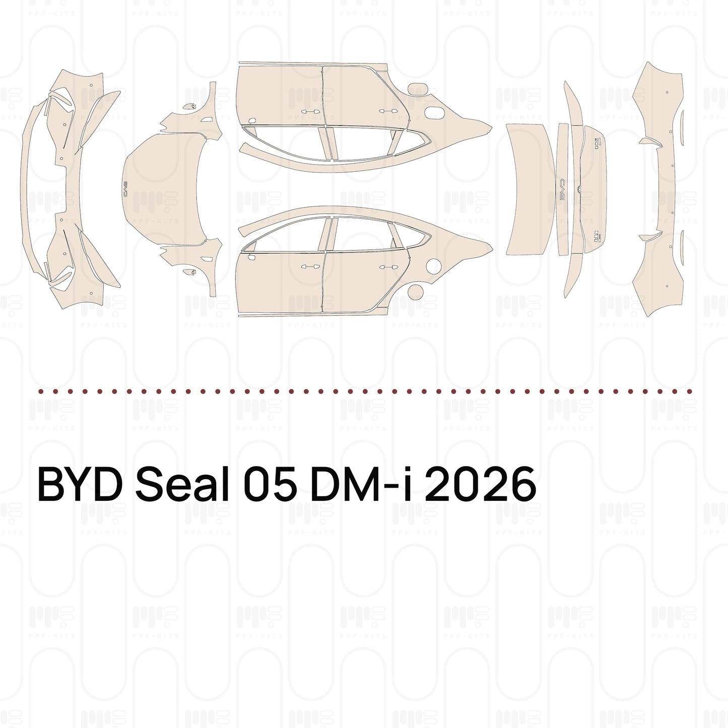 Voorgesneden PPF BYD Seal 05 DM-i 2026