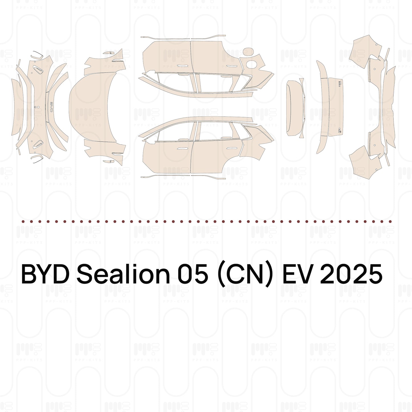 Pre-Cut PPF BYD Sealion 05 (CN) EV 2025