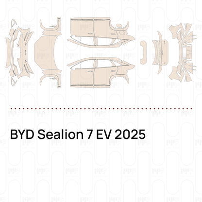 Voorgesneden PPF BYD Sealion 7 EV 2025