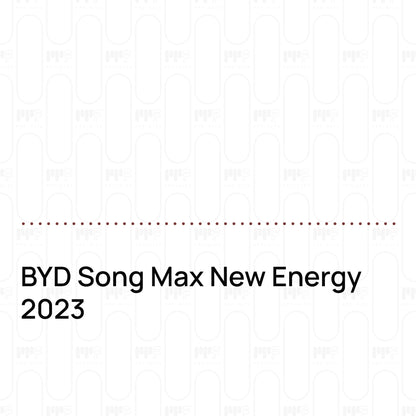 Voorgesneden PPF BYD Song Max New Energy 2023