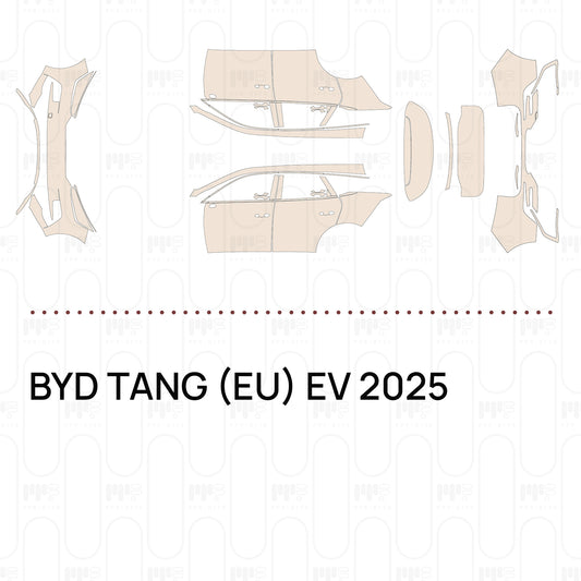 Voorgesneden PPF BYD TANG (EU) EV 2025