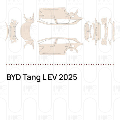 Voorgesneden PPF BYD Tang L EV 2025
