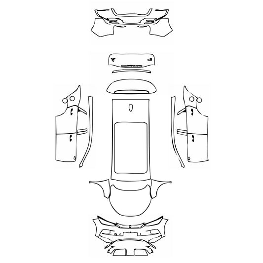 Pre-Cut PPF BYD Tang New Energy EV 2023 - PPF-Kits