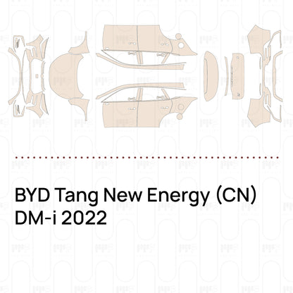 Voorgesneden PPF BYD Tang New Energy (CN) DM-i 2022