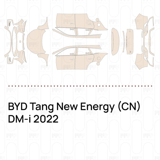 Voorgesneden PPF BYD Tang New Energy (CN) DM-i 2022