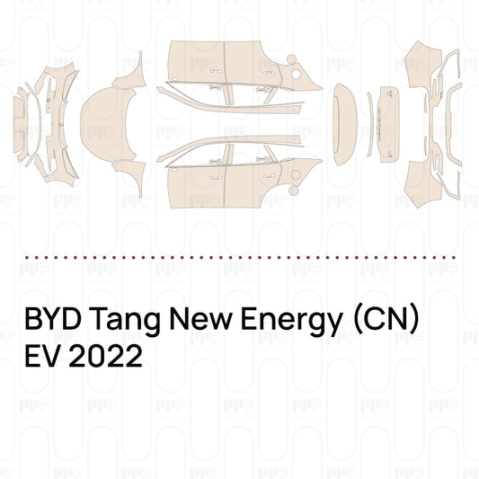 Voorgesneden PPF BYD Tang New Energy (CN) EV 2022
