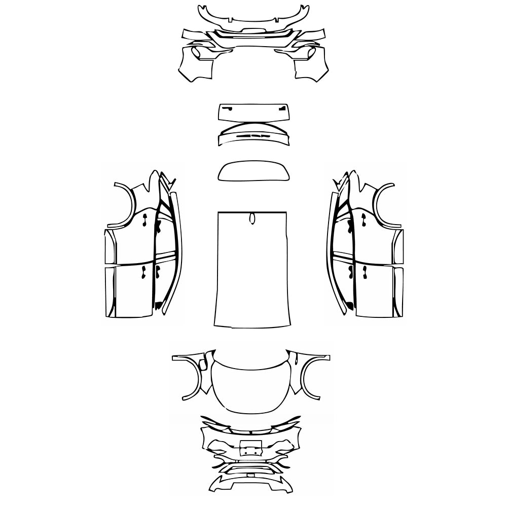 Pre-Cut PPF BYD Yuan Plus 2022 - PPF-Kits