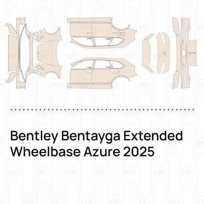 Voorgesneden PPF Bentley Bentayga Extended Wheelbase Azure 2025