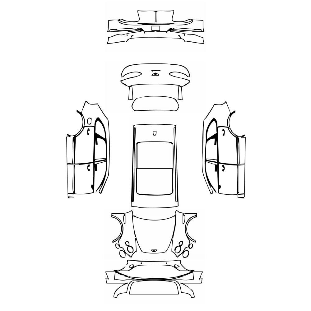 Pre-Cut PPF Bentley Bentayga Extended Wheelbase Base 2025 - PPF-Kits