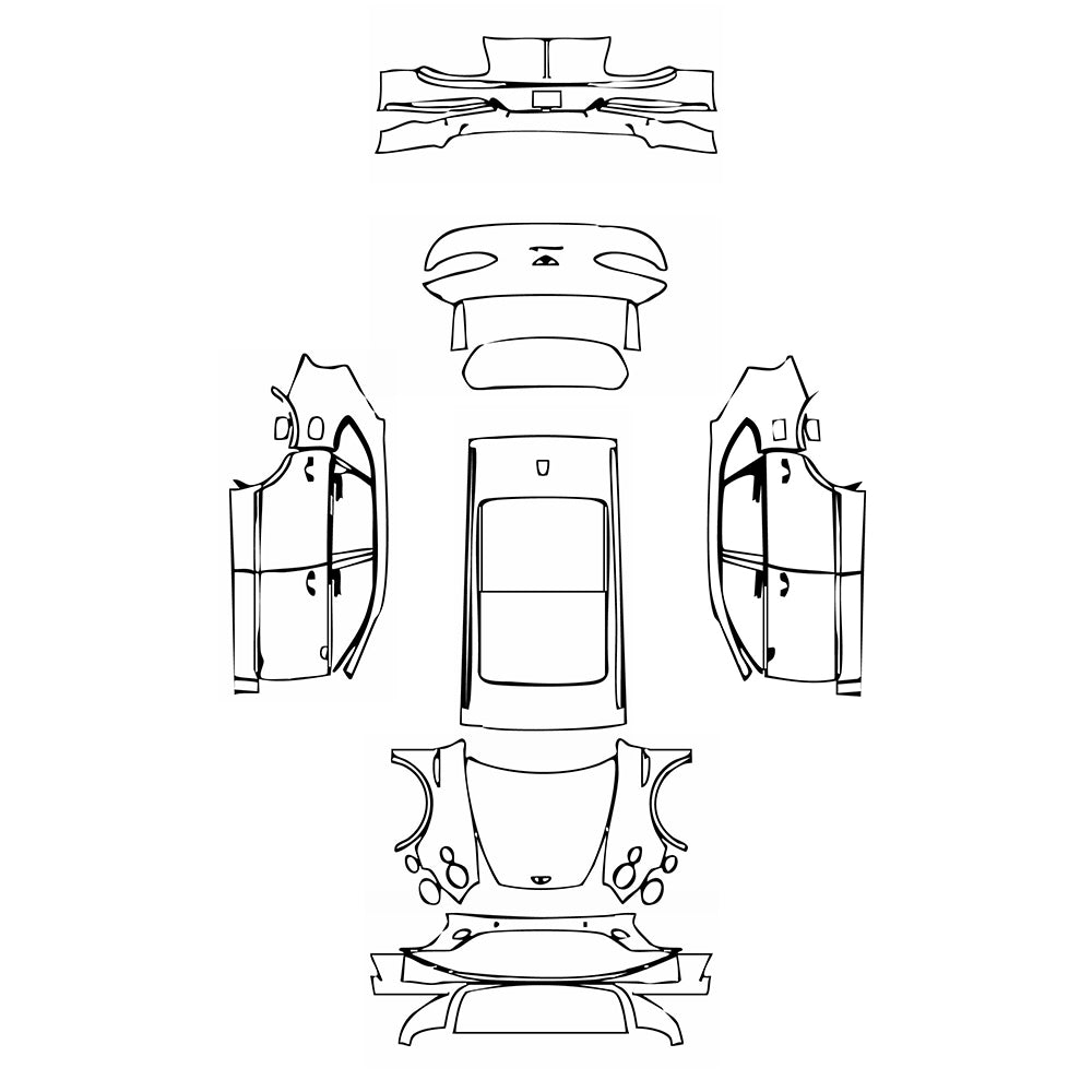 Pre-Cut PPF Bentley Bentayga Standard Wheelbase Azure 2025 - PPF-Kits