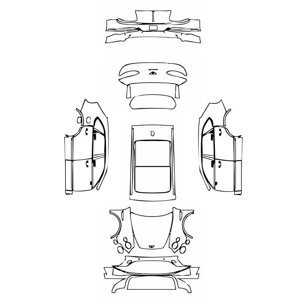 Pre-Cut PPF Bentley Bentayga Standard Wheelbase Base 2023 - PPF-Kits
