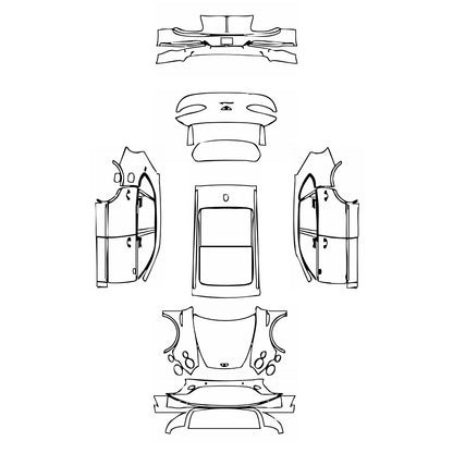 Pre-Cut PPF Bentley Bentayga Standard Wheelbase First Edition 2022 - PPF-Kits