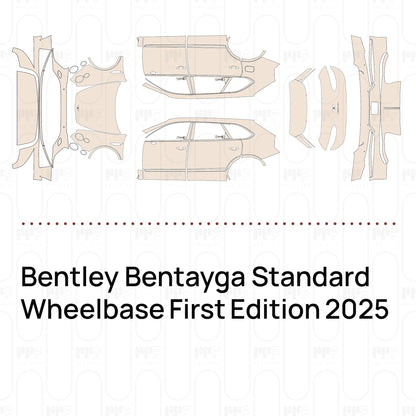 Voorgesneden PPF Bentley Bentayga Standard Wheelbase First Edition 2025