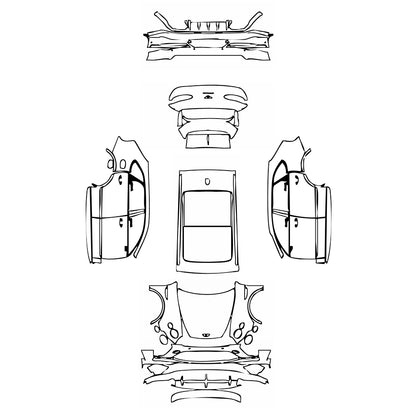 Pre-Cut PPF Bentley Bentayga Standard Wheelbase Speed 2025 - PPF-Kits