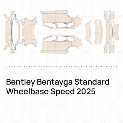 Voorgesneden PPF Bentley Bentayga Standard Wheelbase Speed 2025