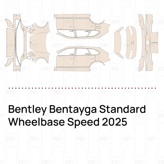 Voorgesneden PPF Bentley Bentayga Standard Wheelbase Speed 2025