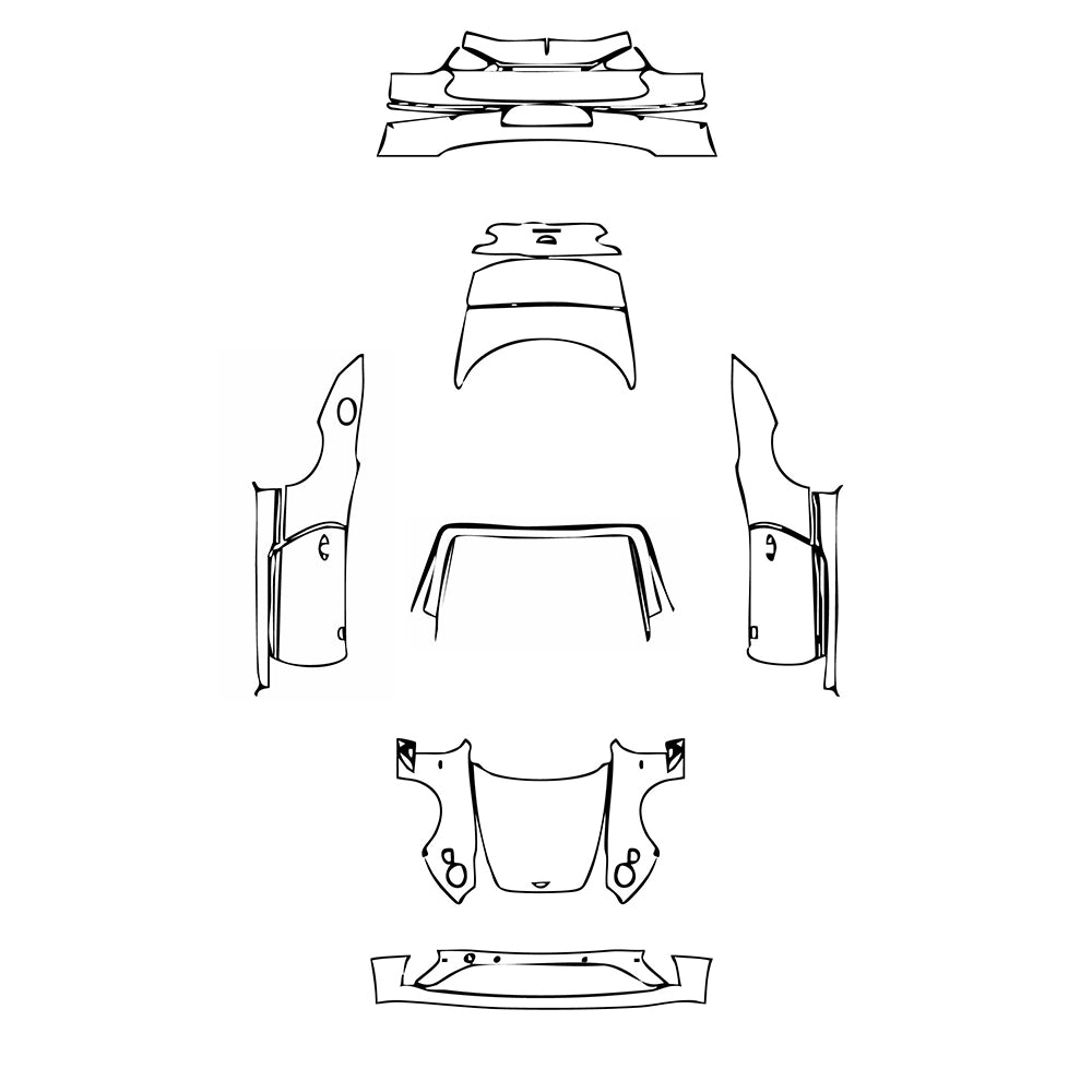 Pre-Cut PPF Bentley Continental GT Convertible 2022 - PPF-Kits