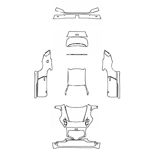 Pre-Cut PPF Bentley Continental GT Coupe 2017 - PPF-Kits