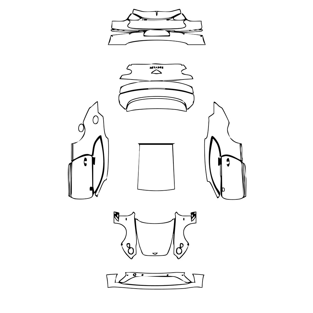 Pre-Cut PPF Bentley Continental GT Coupe 2019 - PPF-Kits