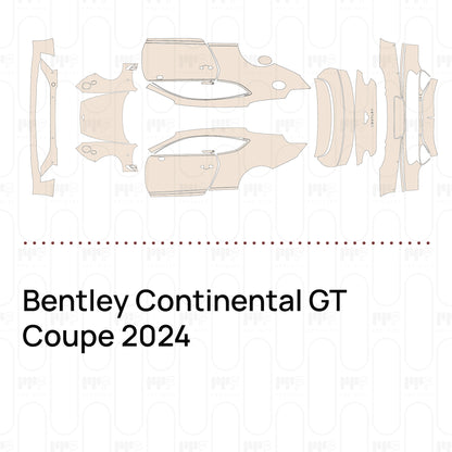 Voorgesneden PPF Bentley Continental GT Coupe 2024