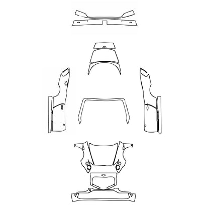 Pre-Cut PPF Bentley Continental GT V8 Convertible 2017 - PPF-Kits