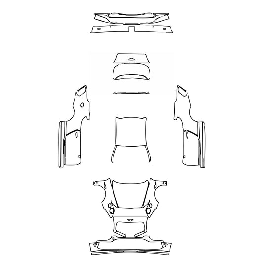 Pre-Cut PPF Bentley Continental GT V8 S Coupe 2016 - PPF-Kits
