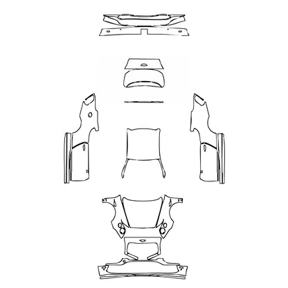 Pre-Cut PPF Bentley Continental GT V8 S Coupe 2017 - PPF-Kits