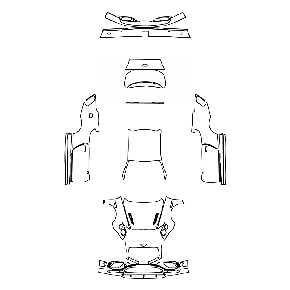 Pre-Cut PPF Bentley Continental Super Sports Coupe 2018 - PPF-Kits