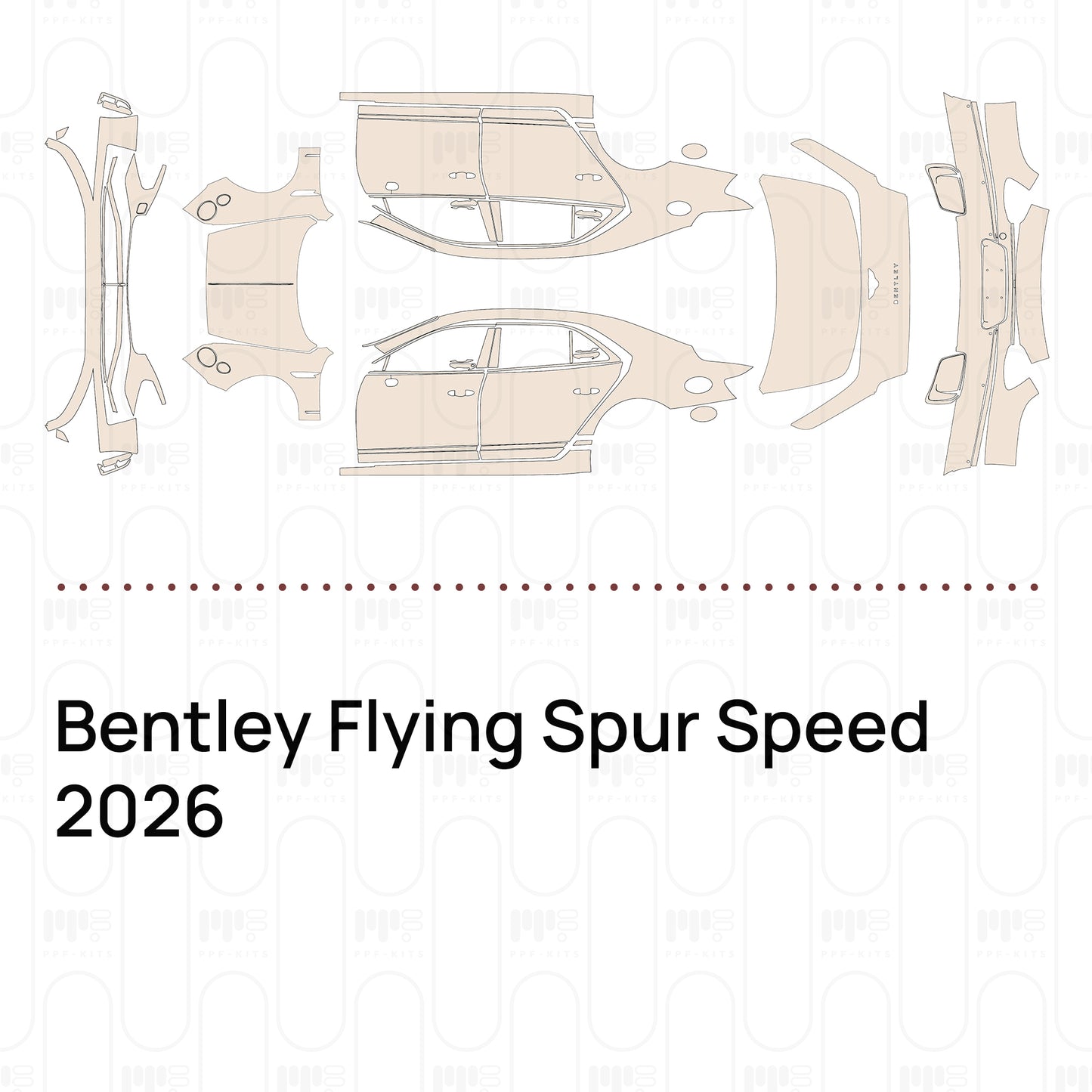 Voorgesneden PPF Bentley Flying Spur Speed 2026