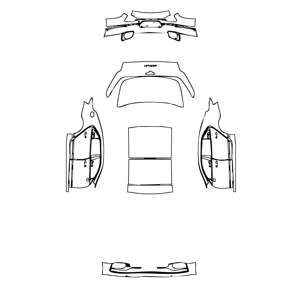 Pre-Cut PPF Bentley Flying Spur V8 2022 - PPF-Kits