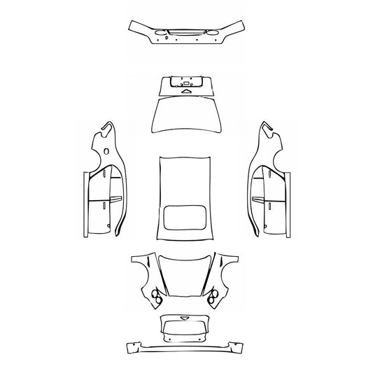 Pre-Cut PPF Bentley Flying Spur W12 2016 - PPF-Kits