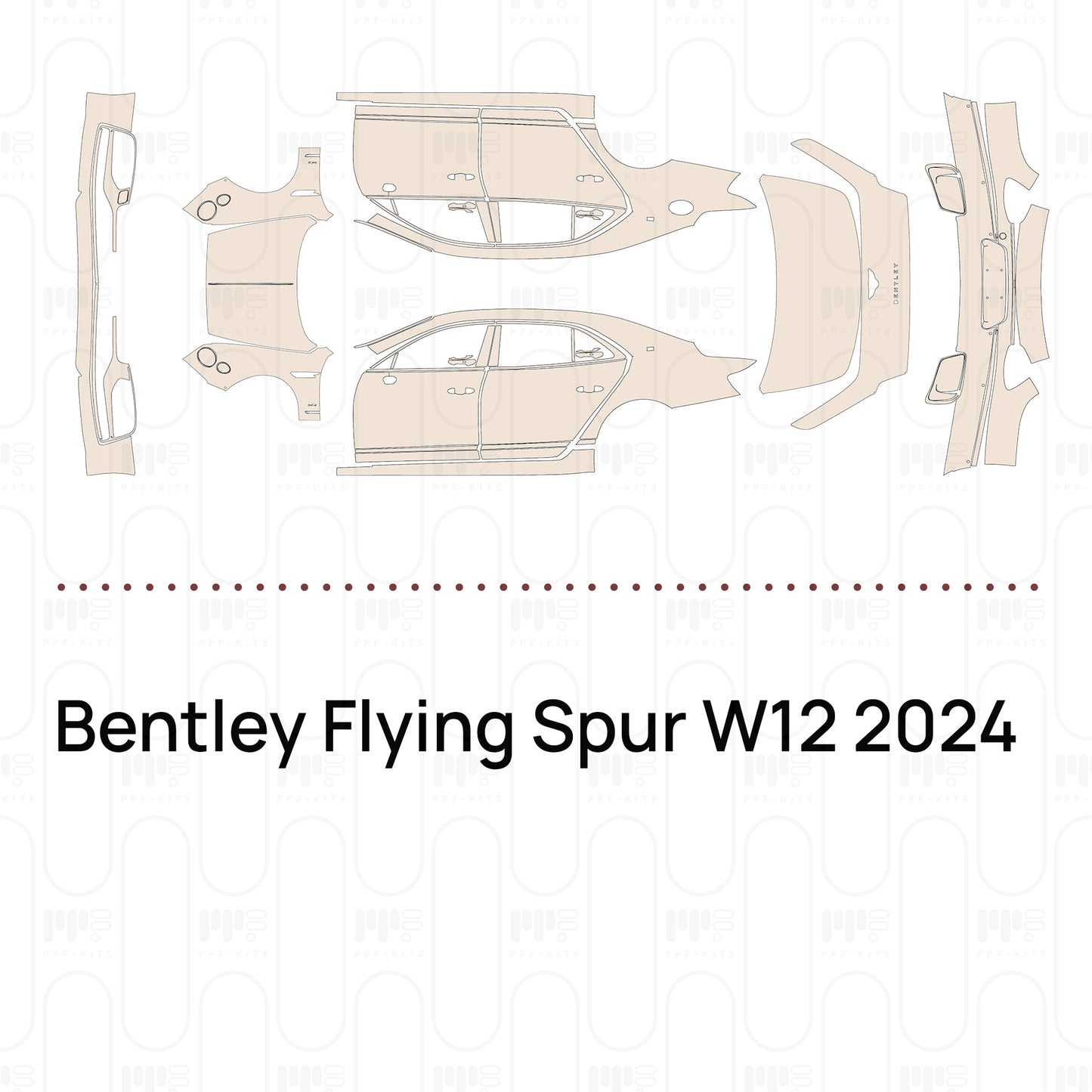 Voorgesneden PPF Bentley Flying Spur W12 2024