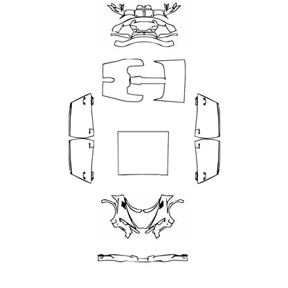 Pre-Cut PPF Bugatti Chiron Chiron Super Sport 2023 - PPF-Kits