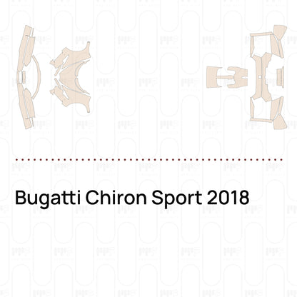 Voorgesneden PPF Bugatti Chiron Sport 2018