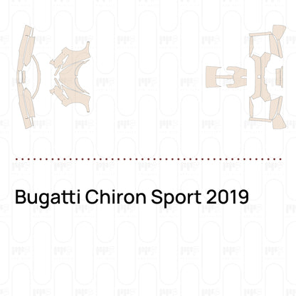 Voorgesneden PPF Bugatti Chiron Sport 2019