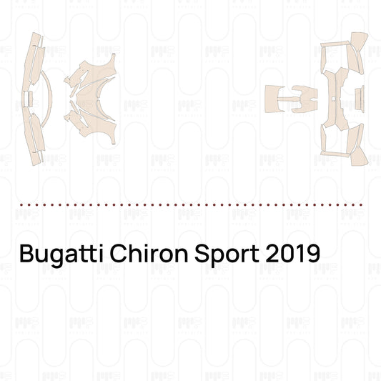Voorgesneden PPF Bugatti Chiron Sport 2019