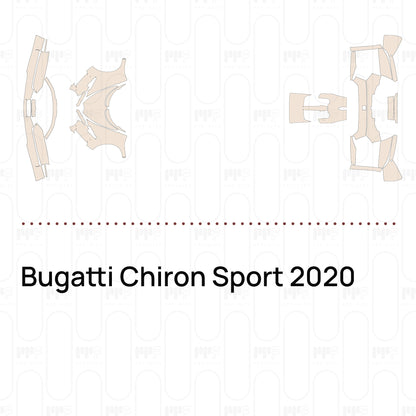 Voorgesneden PPF Bugatti Chiron Sport 2020