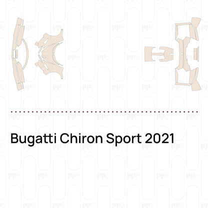 Voorgesneden PPF Bugatti Chiron Sport 2021