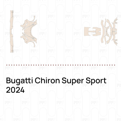 Voorgesneden PPF Bugatti Chiron Super Sport 2024