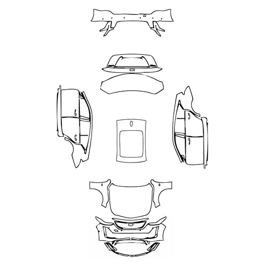 Pre-Cut PPF Cadillac CT5 (CN) Luxury 2021 - PPF-Kits