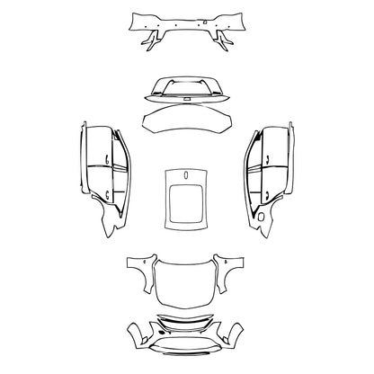 Voorgesneden PPF Cadillac CT5 (US) Luxury 2025