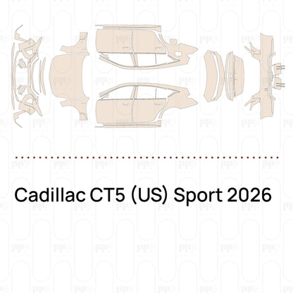 Voorgesneden PPF Cadillac CT5 (US) Sport 2026