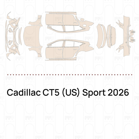 Voorgesneden PPF Cadillac CT5 (US) Sport 2026