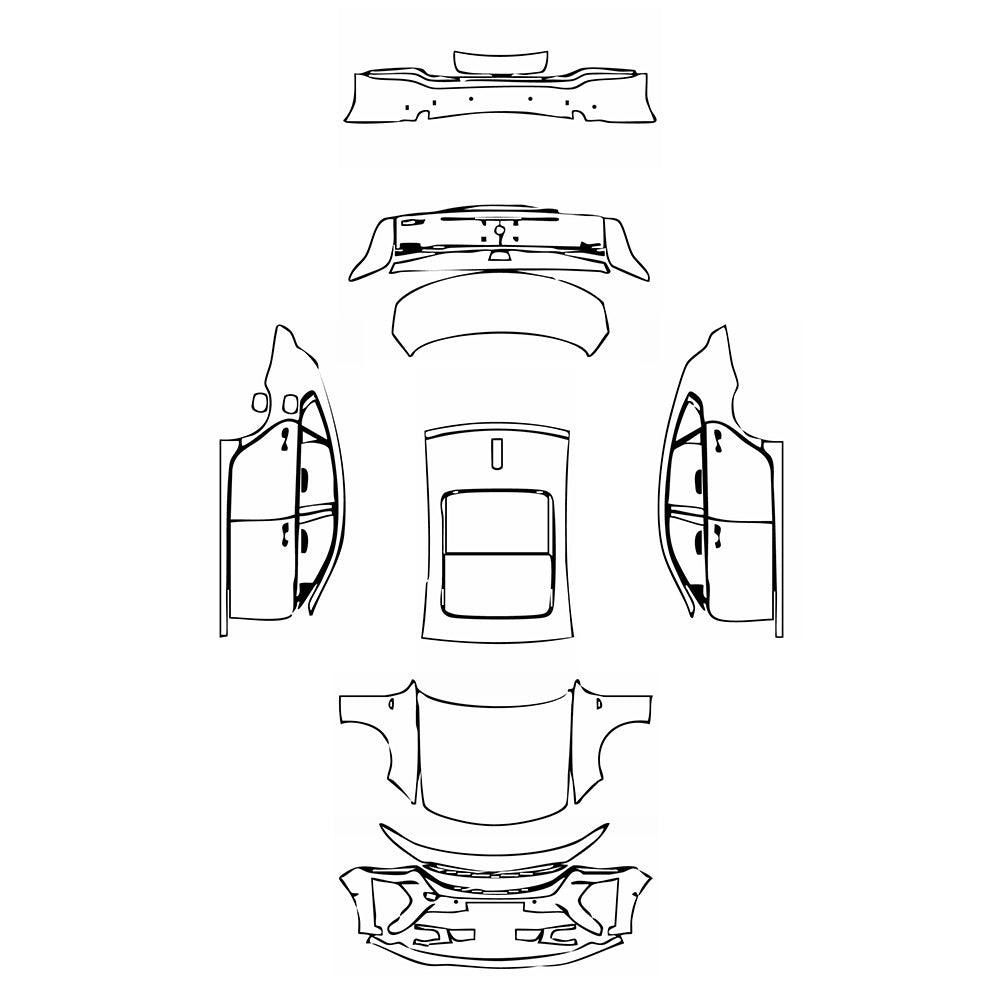 Pre-Cut PPF Cadillac CT6 2024 - PPF-Kits
