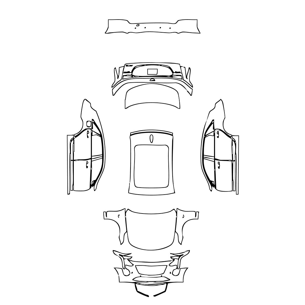 Pre-Cut PPF Cadillac CT6 Platinum 2021 - PPF-Kits